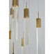 Canada 15 Light 23.6 inch Gold Chandelier Ceiling Light